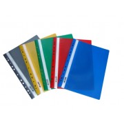 Папка - швидкозшивач пр. верх., з перфор., А4, РР, колір в асортименті, 4-270, 4OFFICE